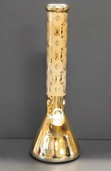 gold lv bong|louis vuitton bongs.